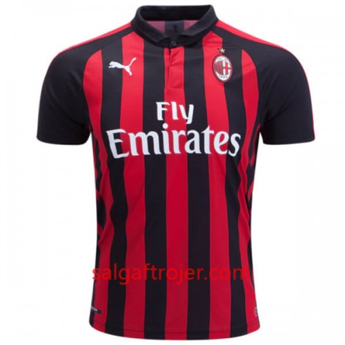 AC Milan Fodboldtrøjer Hjemmebanesæt 2018/19 Kort ærmer AC Milan Fodboldtrøjer Hjemmebanesæt 2018/19 Kort ærmer